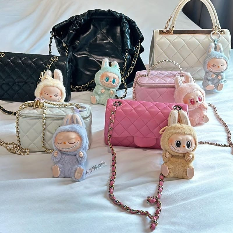 Labubu Collectibles Plush Doll Keychain